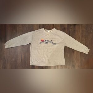 C&C California Women’s Beige Ski Graphic Sweatshirt